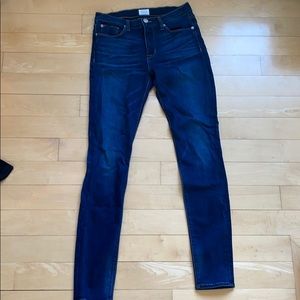 Hudson skinny blue jeans